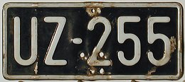 Finland license plate
