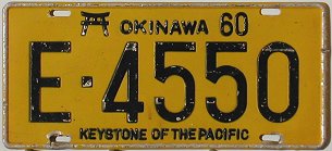 Japan license plate