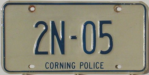 plates corning plate police york law